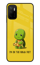 I'm on Ninja Diet Poco M3 Pro 5G Glass Case Back Cover by Casekaro