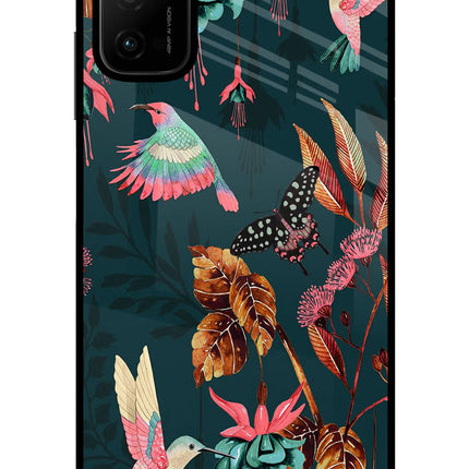 Birds Poco M3 Pro 5G Glass Case