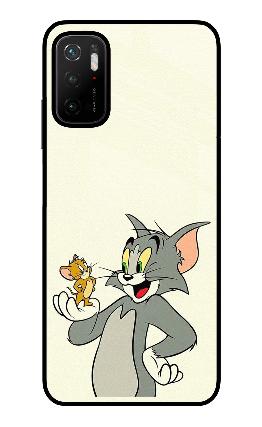 Tom & Jerry Poco M3 Pro 5G Back Cover, Glass case