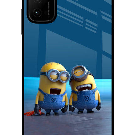 Minion Laughing Poco M3 Pro 5G Glass Case