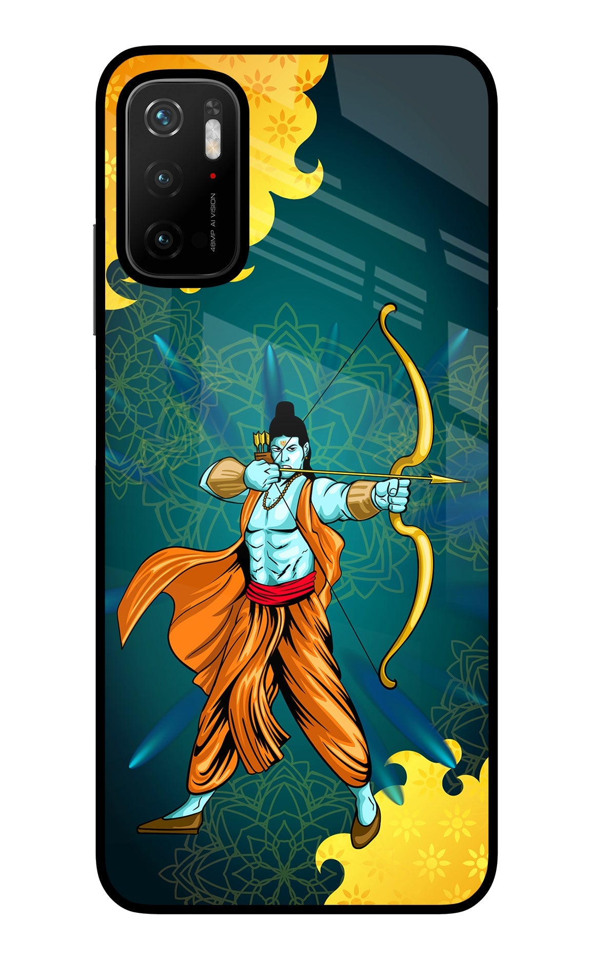 Lord Ram - 6 Poco M3 Pro 5G Glass Case