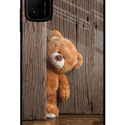 Teddy Wooden Poco M3 Pro 5G Glass Case