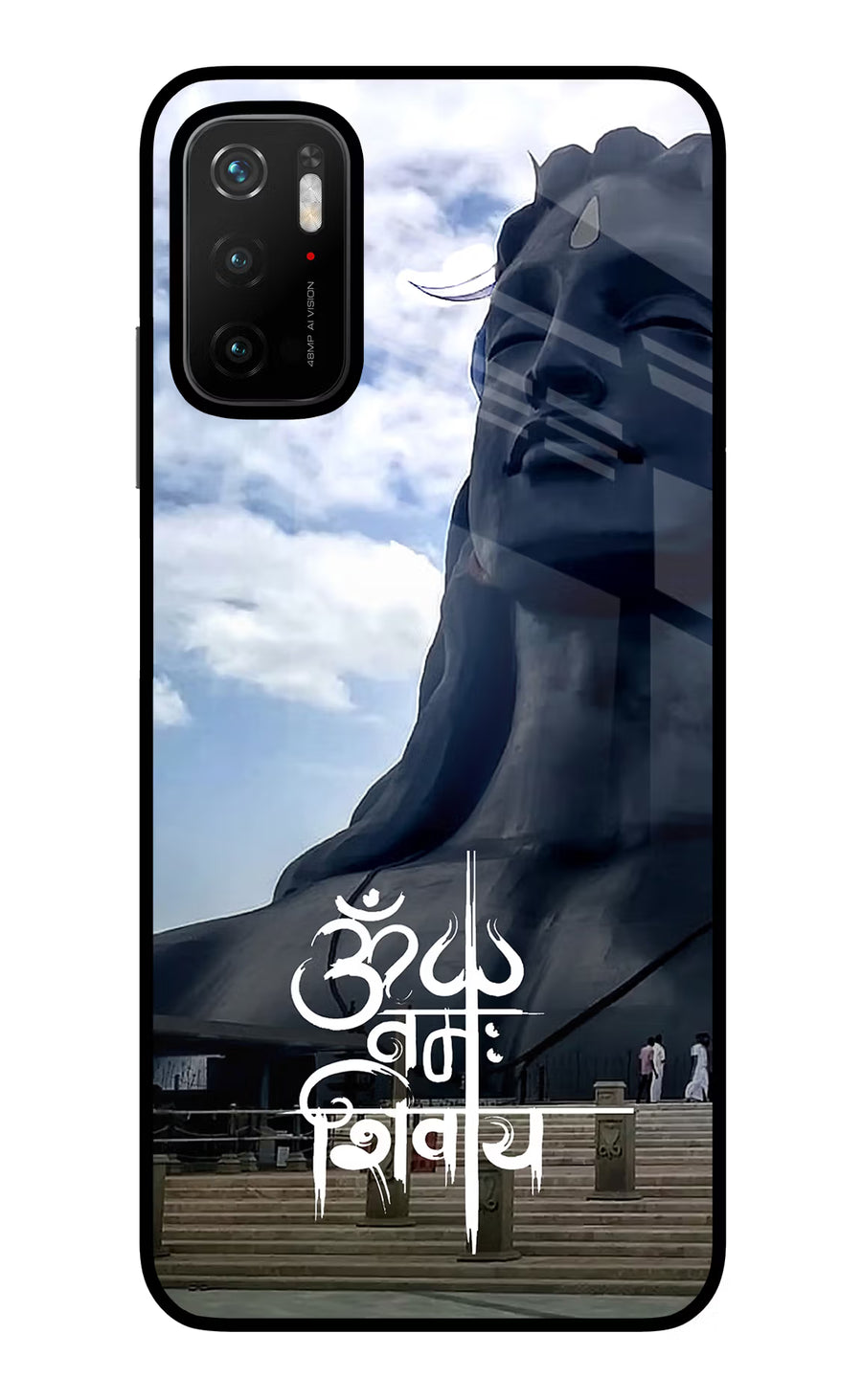 Om Namah Shivay Poco M3 Pro 5G Back Cover, Glass case