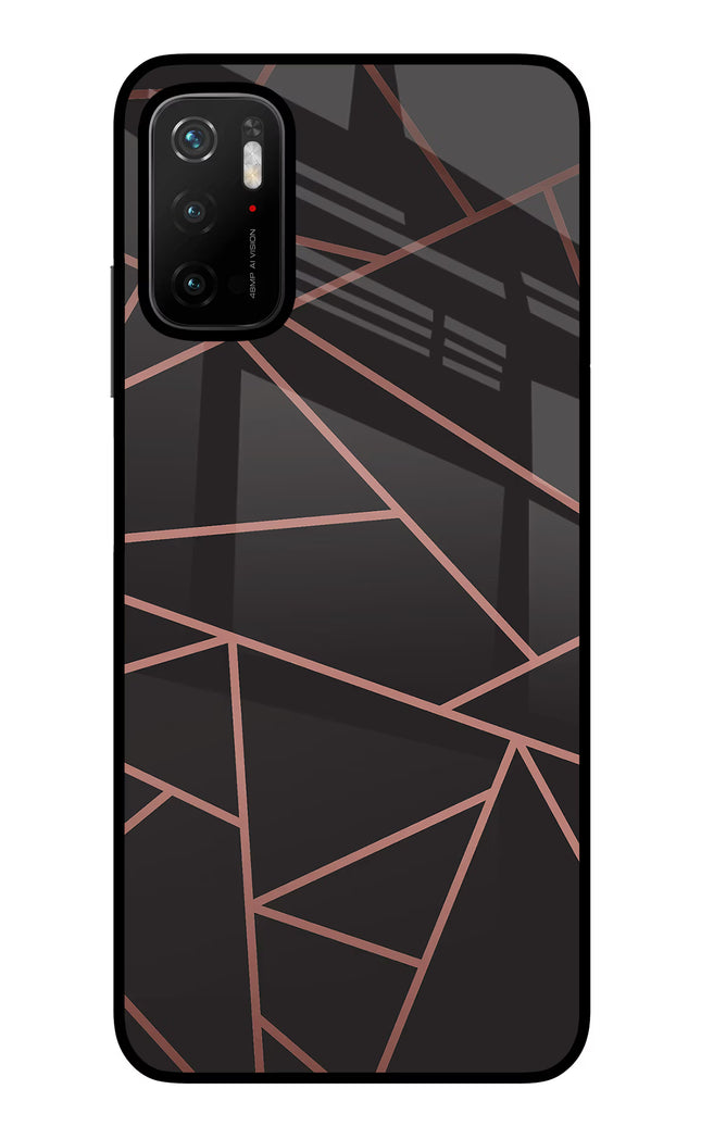 Geometric Pattern Poco M3 Pro 5G Glass Case
