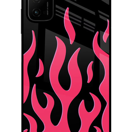 Fire Flames Poco M3 Pro 5G Glass Case