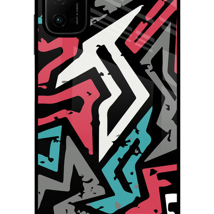 Geometric Graffiti Poco M3 Pro 5G Glass Case