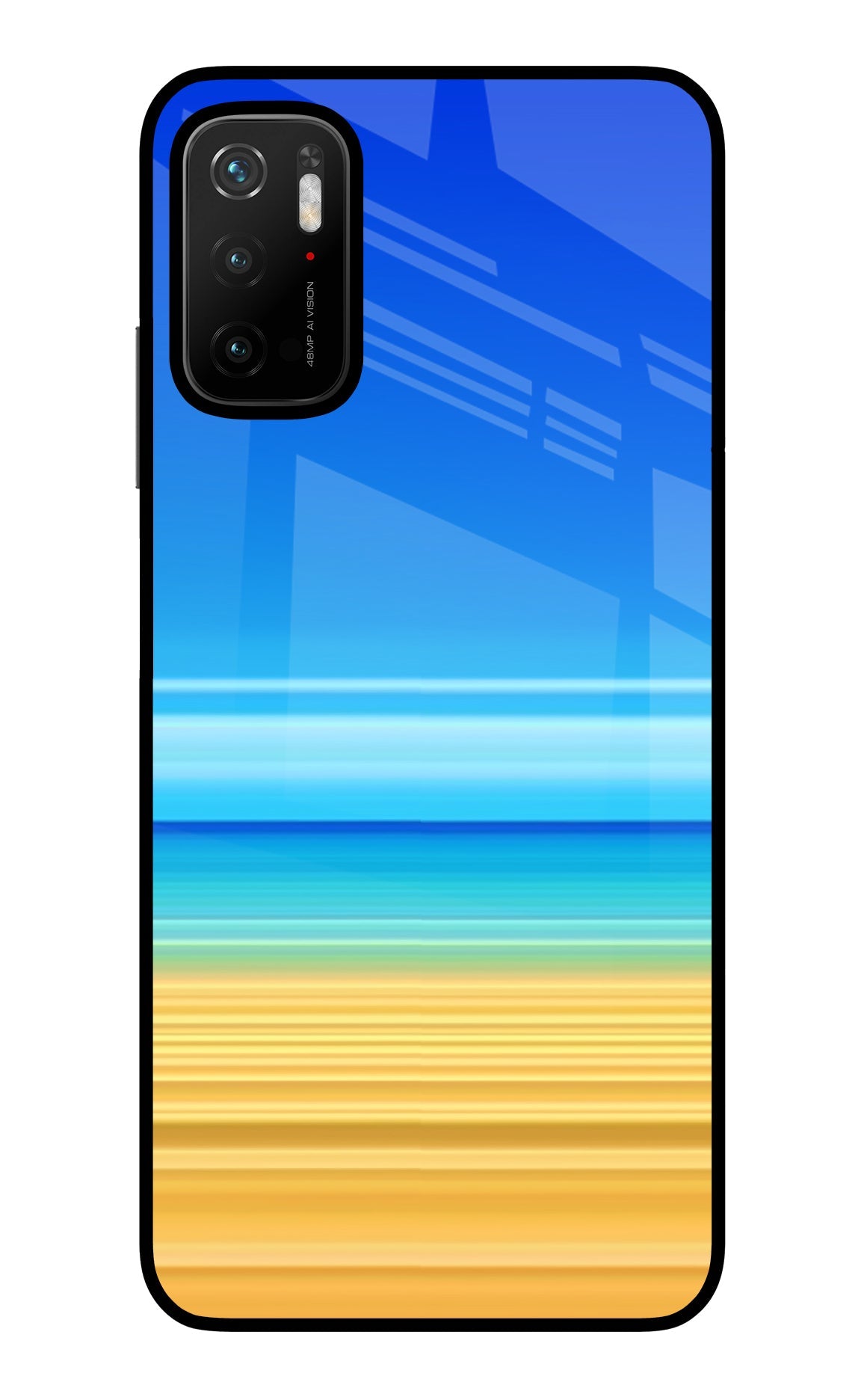 Beach Art Poco M3 Pro 5G Glass Case