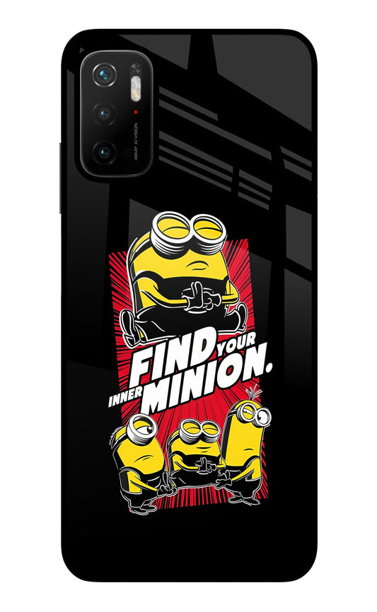 Find your inner Minion Poco M3 Pro 5G Glass Case