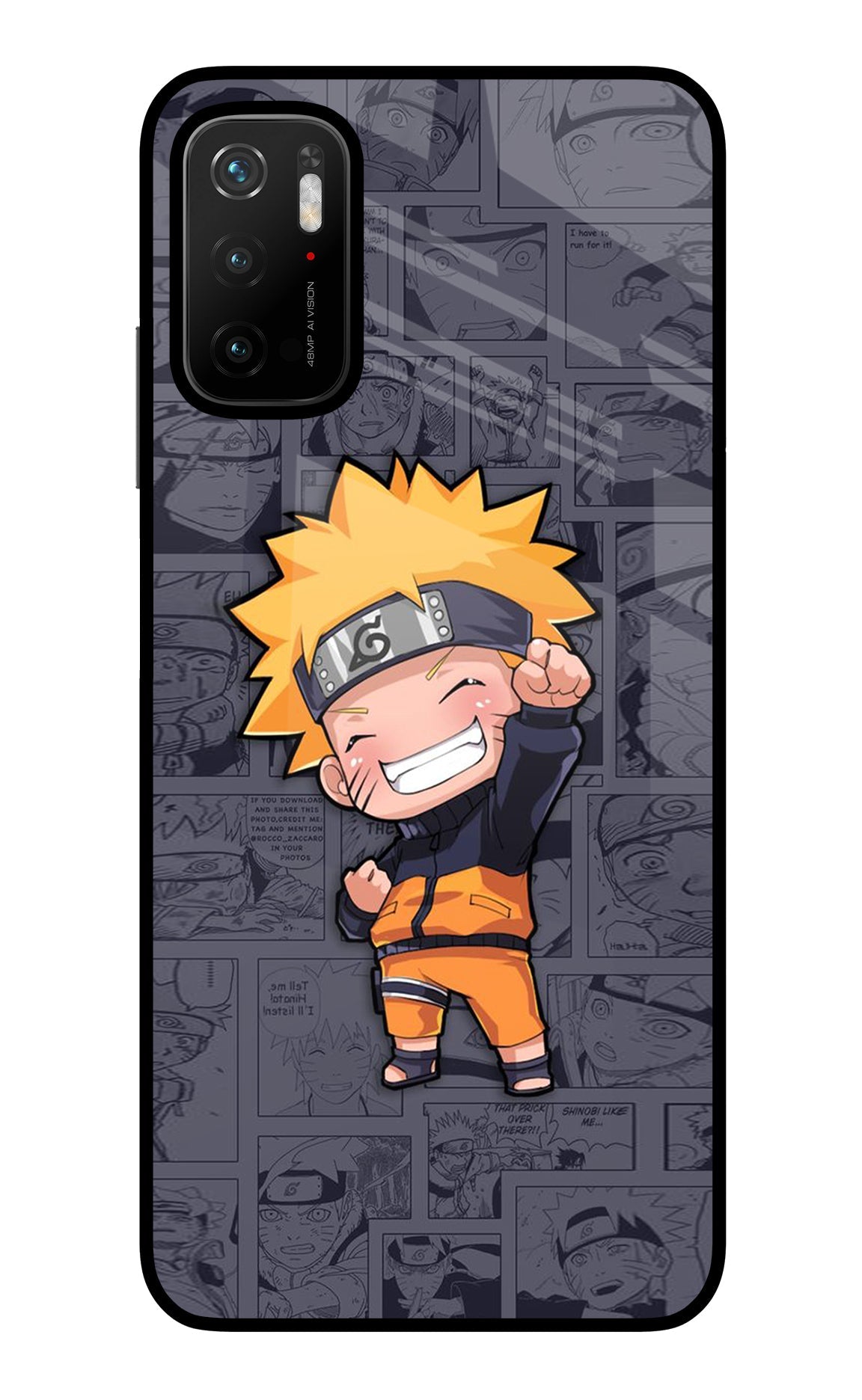 Chota Naruto Poco M3 Pro 5G Glass Case