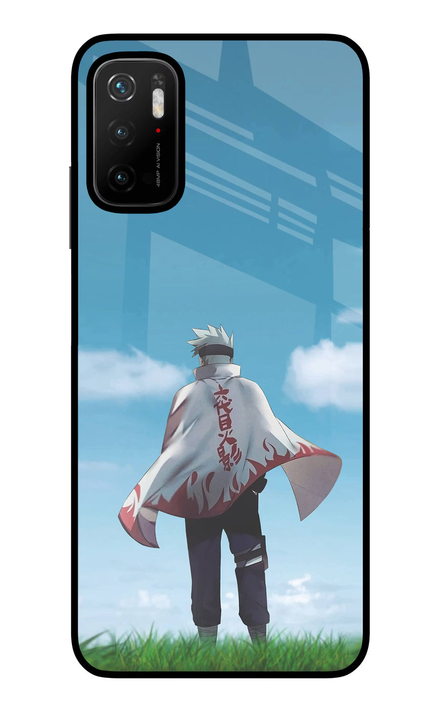 Kakashi Poco M3 Pro 5G Back Cover, Glass case