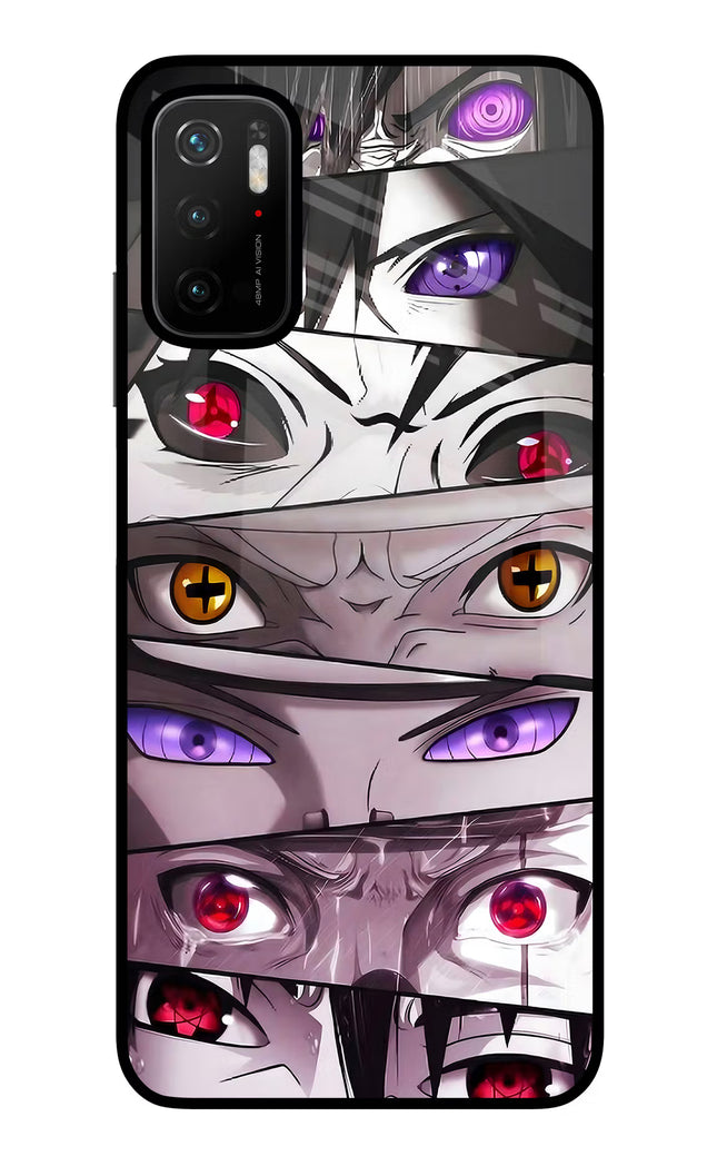 Naruto Anime Poco M3 Pro 5G Glass Case Back Cover by Casekaro