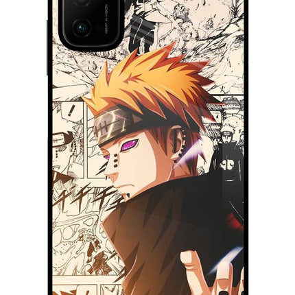Pain Anime Poco M3 Pro 5G Glass Case Back Cover by Casekaro