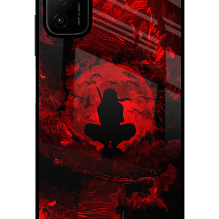 Itachi Uchiha Poco M3 Pro 5G Glass Case Back Cover by Casekaro
