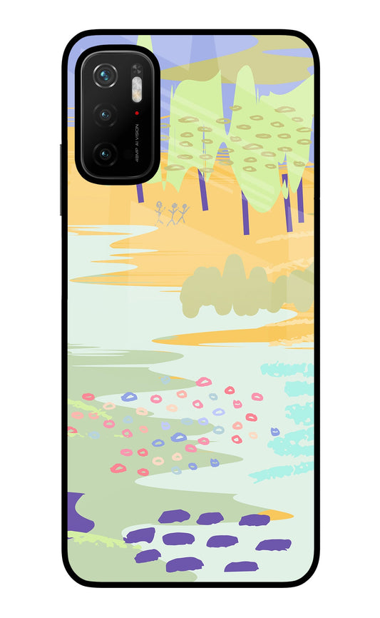 Scenery Poco M3 Pro 5G Glass Case