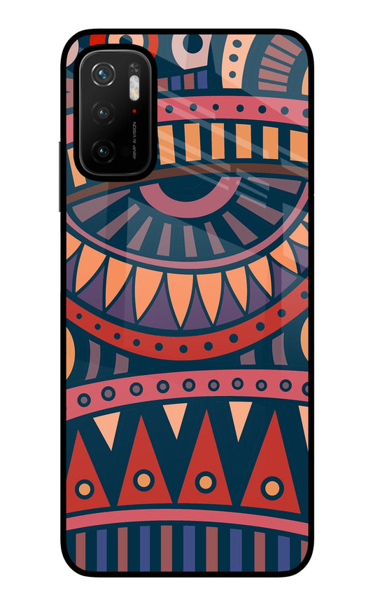 African Culture Design Poco M3 Pro 5G Glass Case