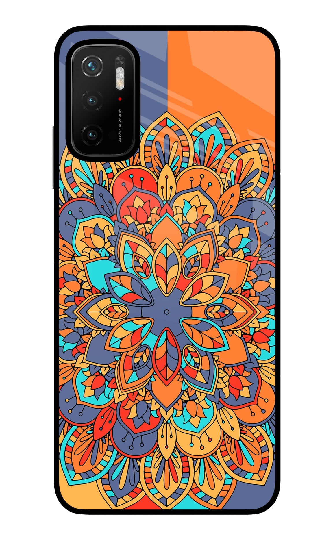 Color Mandala Poco M3 Pro 5G Glass Case