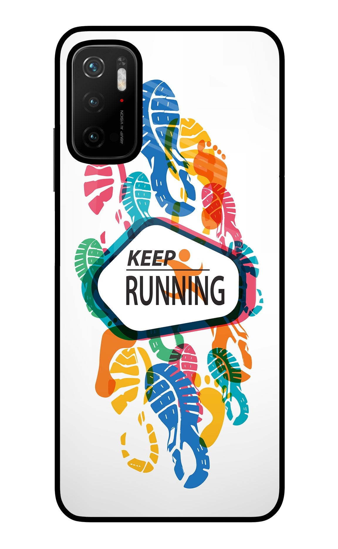 Keep Running Poco M3 Pro 5G Back Cover