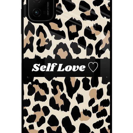 Leopard Print Self Love Poco M3 Pro 5G Glass Case
