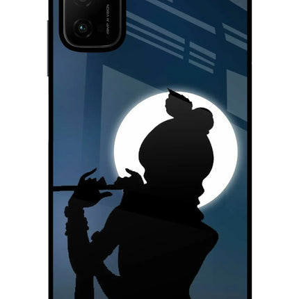 Shri Krishna Silhouette Poco M3 Pro 5G Glass Case
