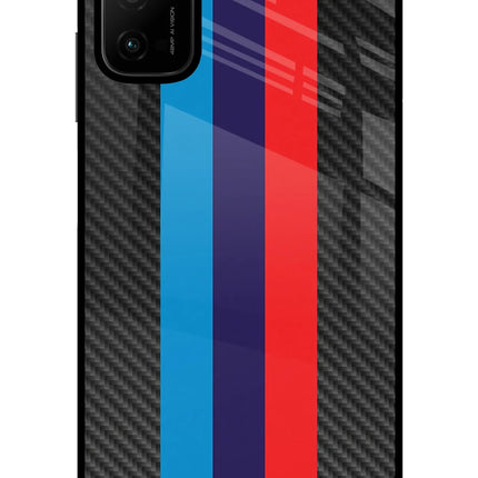 BMW Stripes Pattern Poco M3 Pro 5G Glass Case