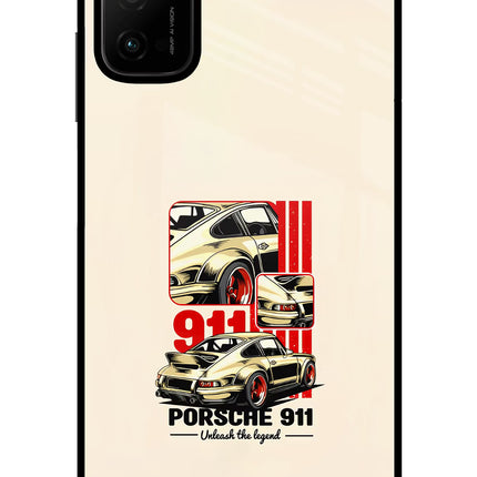 Classic Porsche 911 Poco M3 Pro 5G Glass Case Back Cover by Casekaro