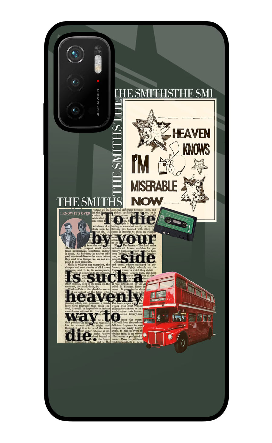 The Smiths Poco M3 Pro 5G Back Cover, Glass case