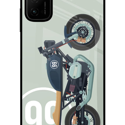 Classic Cafe Racer 99 Poco M3 Pro 5G Glass Case Back Cover by Casekaro