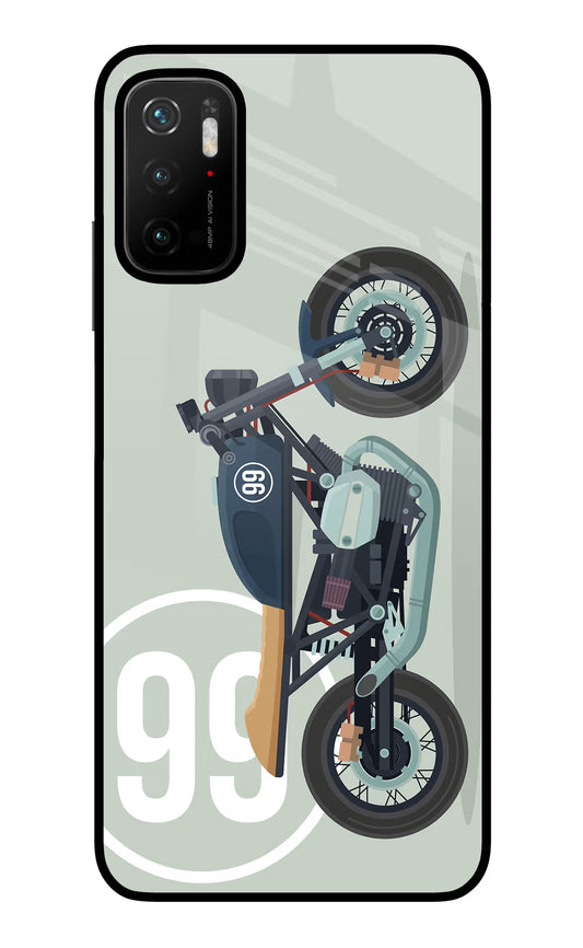 Classic Cafe Racer 99 Poco M3 Pro 5G Glass Case