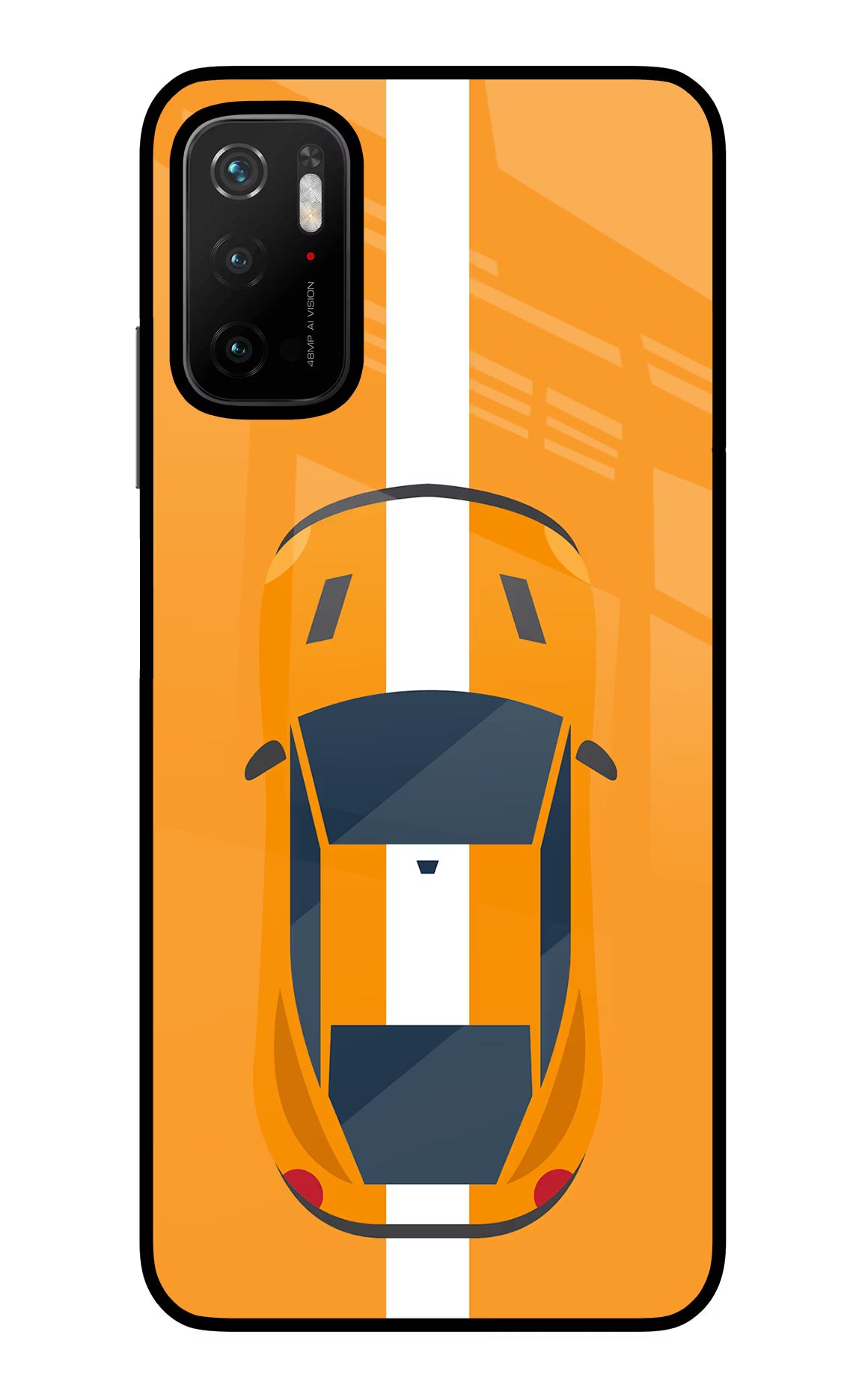 Highway Pursuit Poco M3 Pro 5G Glass Case