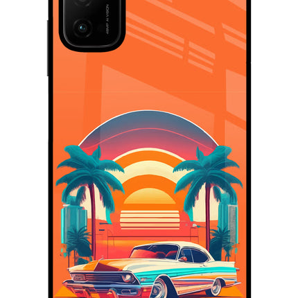 Palm Drive 80s Poco M3 Pro 5G Glass Case