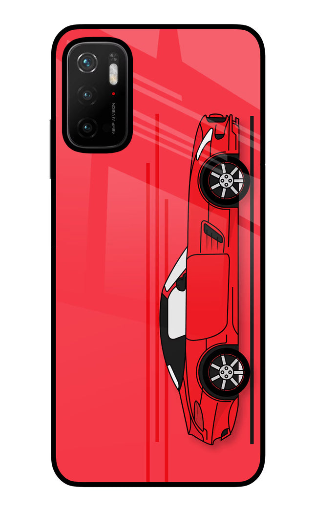 Red Velocity Poco M3 Pro 5G Glass Case