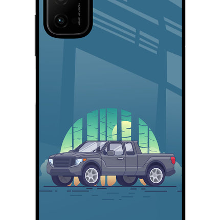 Retro Garage Vibe Poco M3 Pro 5G Glass Case