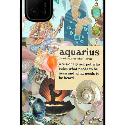 Aquarius Zodiac Poco M3 Pro 5G Glass Case