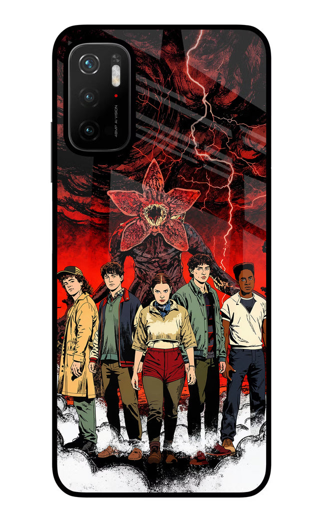 Ordinary Things Characters Poco M3 Pro 5G Glass Case