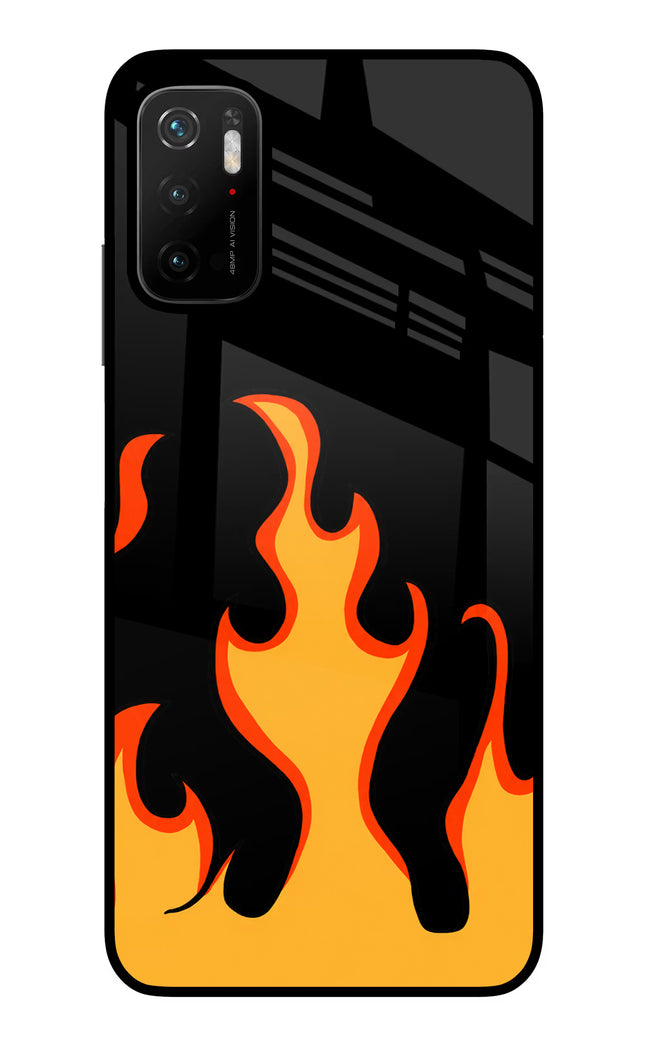 Fired Up – Black Poco M3 Pro 5G Glass Case