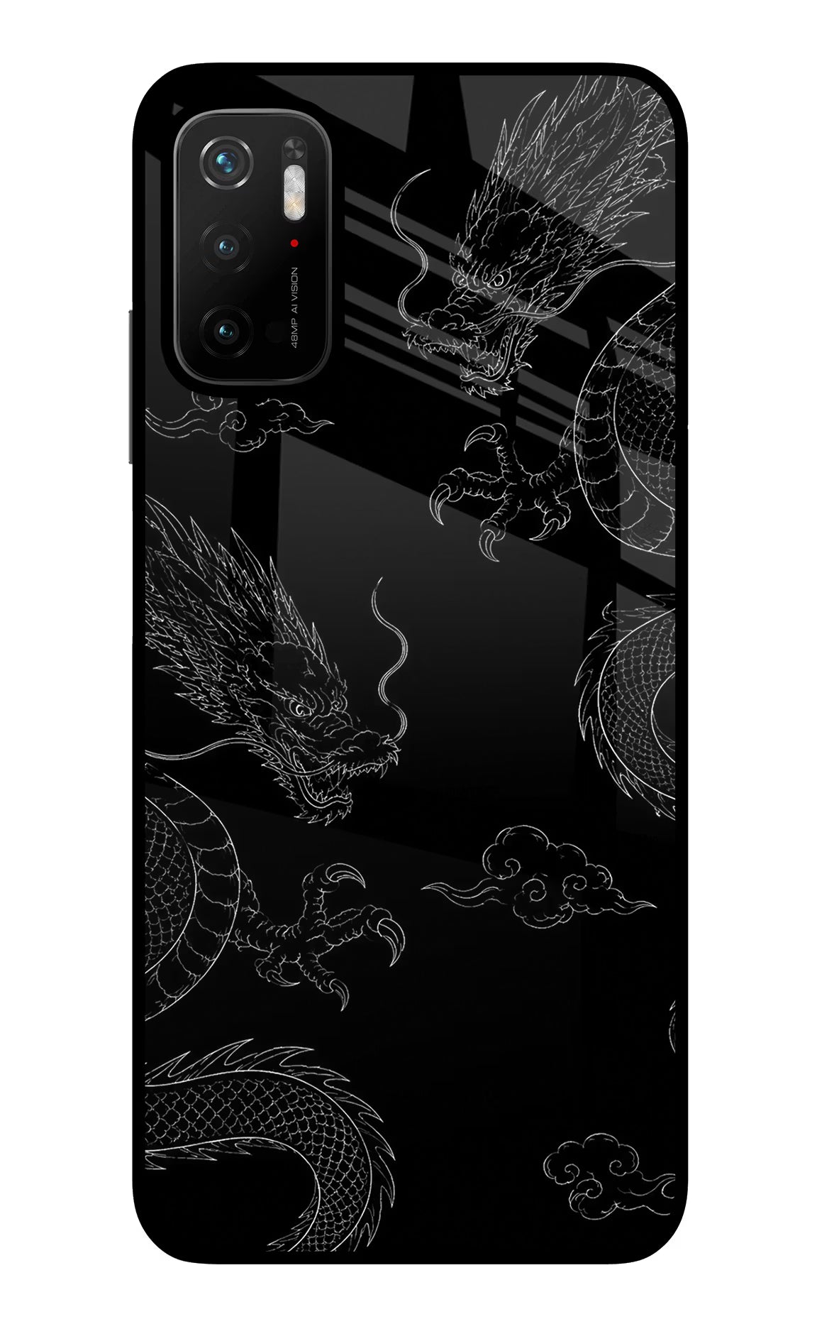 Twin Dragons Poco M3 Pro 5G Glass Case