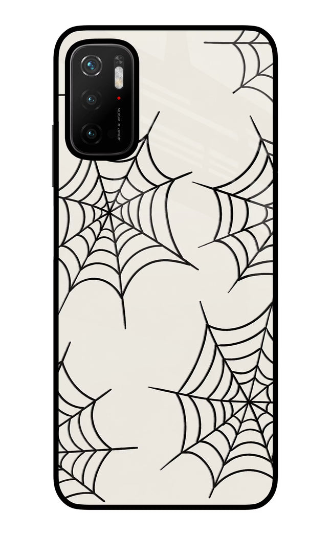 Spider Web Poco M3 Pro 5G Glass Case