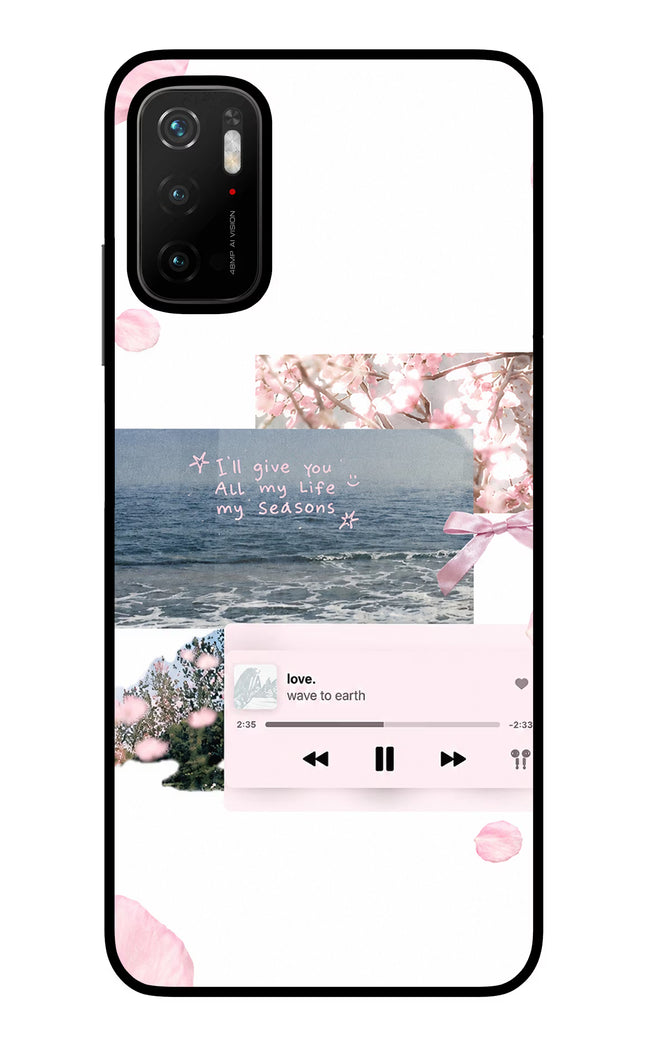 Wave to earth Poco M3 Pro 5G Glass Case