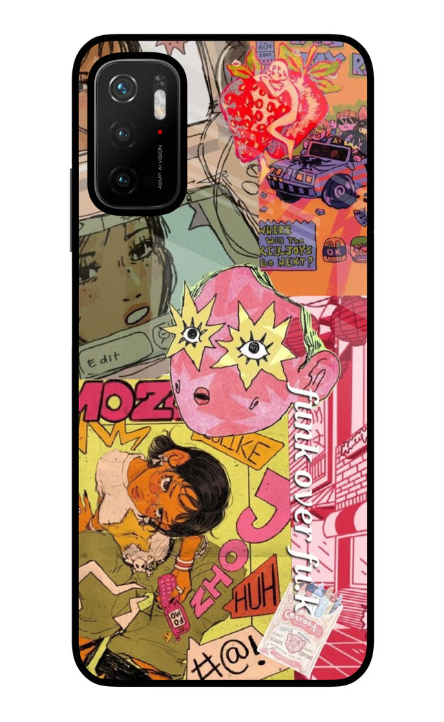 Funkover Poco M3 Pro 5G Glass Case