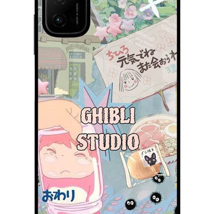 Studio Ghibli Poco M3 Pro 5G Glass Case