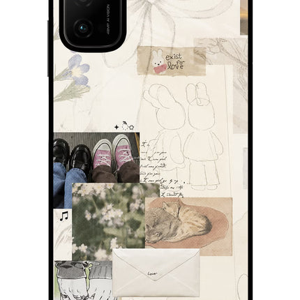 Soft Aesthetic Poco M3 Pro 5G Glass Case