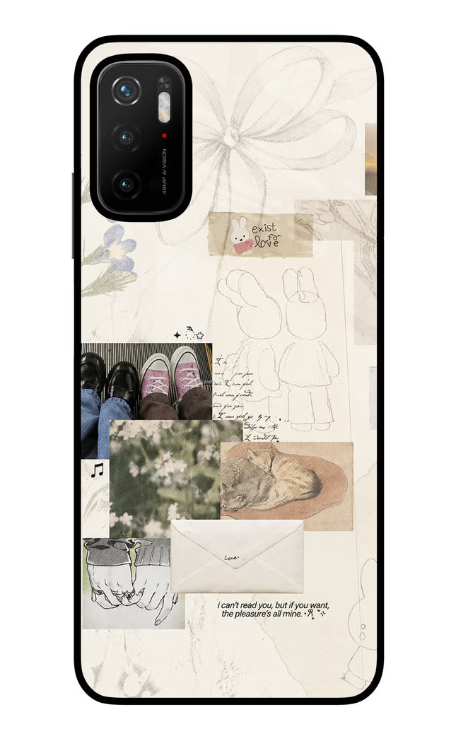 Soft Aesthetic Poco M3 Pro 5G Glass Case
