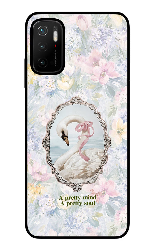 Pretty Mind Pretty Soul Poco M3 Pro 5G Glass Case