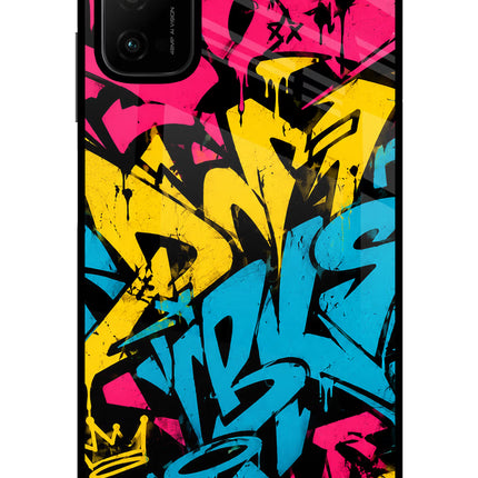 Graffiti Vibe Poco M3 Pro 5G Glass Case