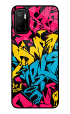 Graffiti Vibe Poco M3 Pro 5G Glass Case