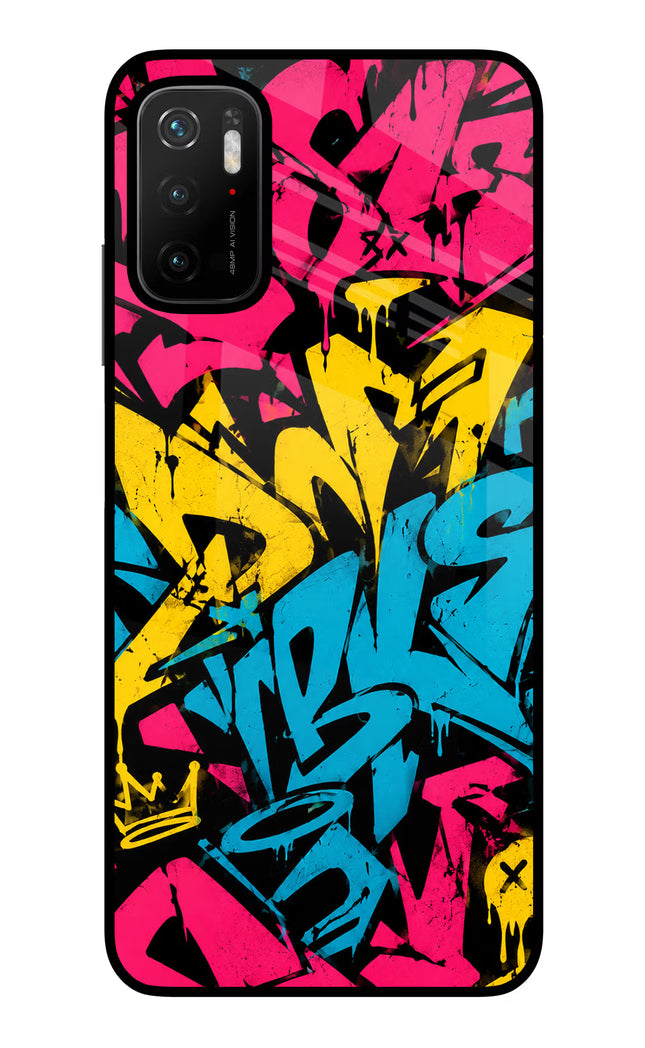 Graffiti Vibe Poco M3 Pro 5G Glass Case