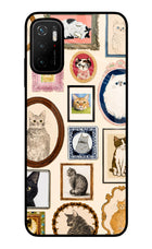 Mirror Cats Poco M3 Pro 5G Glass Case