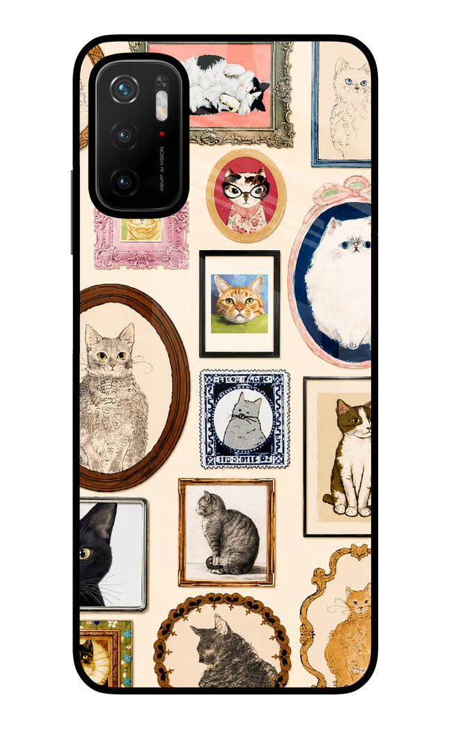 Mirror Cats Poco M3 Pro 5G Glass Case