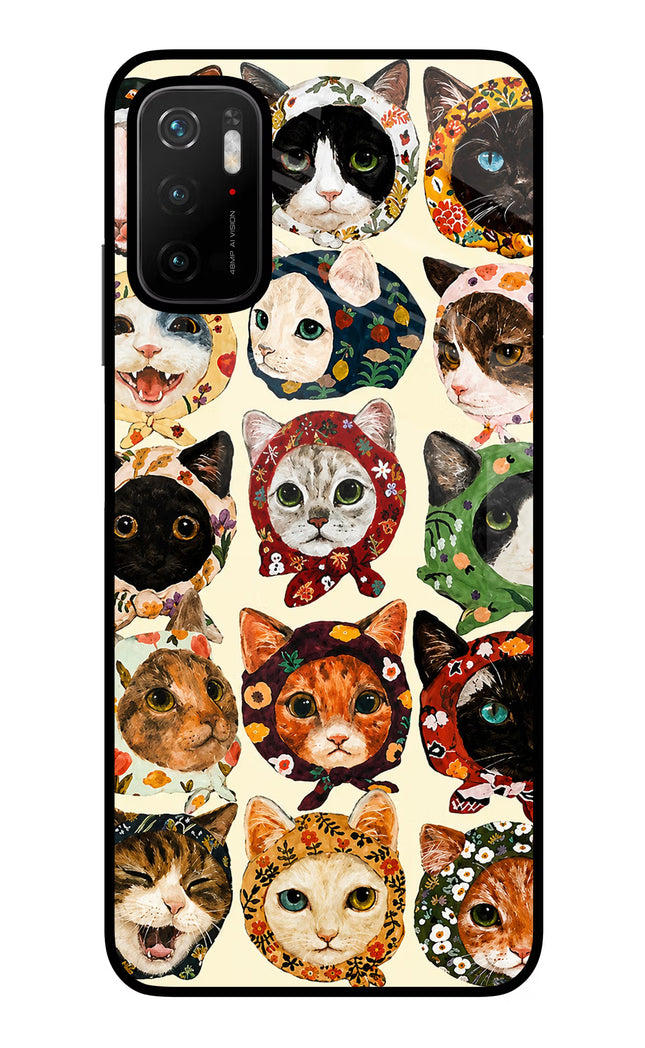 Cool Cat Poco M3 Pro 5G Glass Case