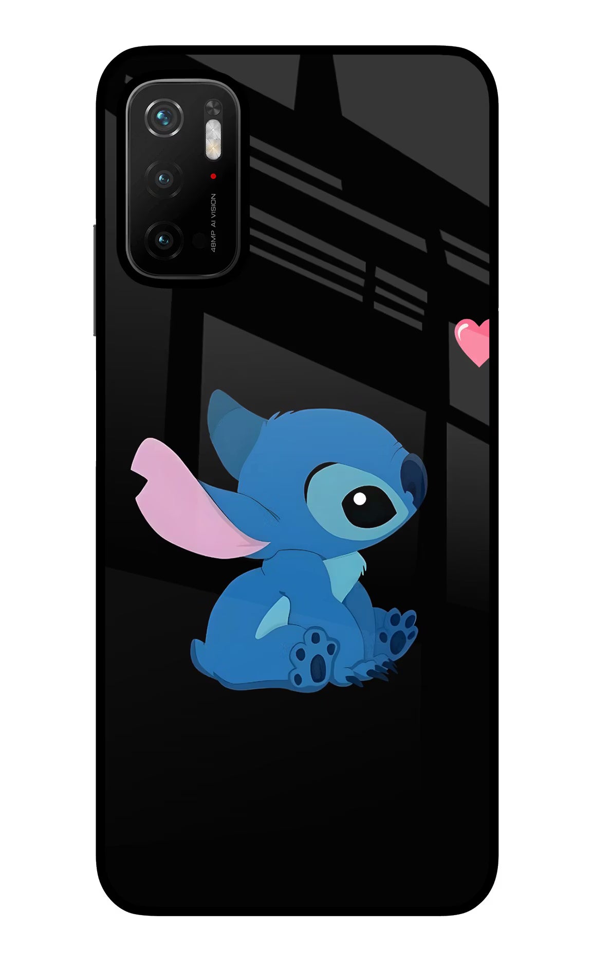Stitch Crush Poco M3 Pro 5G Glass Case